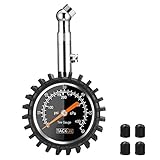 Tacklife TPS02S エアゲージ 360°回転チャック データ保持 電池不要 減圧 45°拡張ヘッド 軽量 高精度