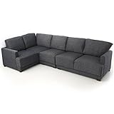 LOWYA （ロウヤ） ソファ ソファー カウチソファ コーナーソファ 5人掛け ファブリック グレー おしゃれ 新生活