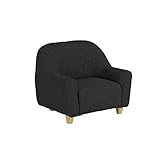 arne ミニソファー 1人掛け キッズソファ 子供用 布張り Petit 1P ブラック