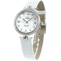 人気モデル　レアサイズ　OMEGA ダイヤモンド入りデヴィルアナログ時計 オメガ デ・ヴィル プレステージ 27.4mm クオーツ 腕時計 ブランド