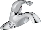 Delta 500-WCS-DST Classic Single Handle Centerset Lavatory Faucet - Less Pop-Up, Chrome by Delta [並行