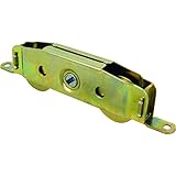 Prime-Line Products D 1607 Roller Assembly, 1-1/4 in. Tandem Wheels, Concave Edge, Steel Ball Bearin