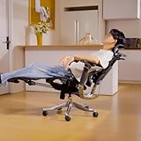 KTOW PAX4 エルゴノミクスチェア 人間工学 デスクチェア オフィスチェア 耐荷重150kg 座面広い メッシュ素材 リクライニング機能付き 4Dアームレスト 5Dヘッドレスト 格納式フットレスト付き 長時間快適 テレ在宅ワークにも最適 頑丈設計 パソコン オットマン 高級 疲れない ゲーミン