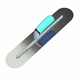 Bon 22-605 Pro Plus 14-Inch by 3-1/2-Inch Round End Finishing Trowel with Long Shank, Comfort Grip H