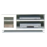 サンコウ エナメル材 幅90cm テレビ台 ラッキー ホワイト 21549