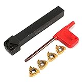 Generic Ser1212H16 12×100 Threading Turning Tool Holder With 4Pcs 16Er Ag60 Inserts