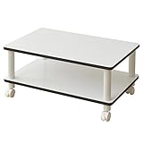 山善(YAMAZEN) テレビ台 幅60 キャスター付き ホワイト YWMB-60402C