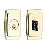 Baldwin 8250 Palm Springsシングルシリンダーキー付きのエントリデッドボルトからEstate C、ビンテージ真鍮