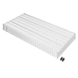 ルミナス ポール径25mm用パーツ 棚板 スチールシェルフ (幅182.5×奥91.5cm) [スリーブ付] 4枚 SHL-1890SL×4