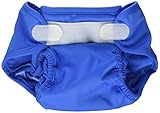Imagine Baby Products All-In-Two Shell Hook and Loop Diaper Cover, Indigo by Imagine Baby Products [