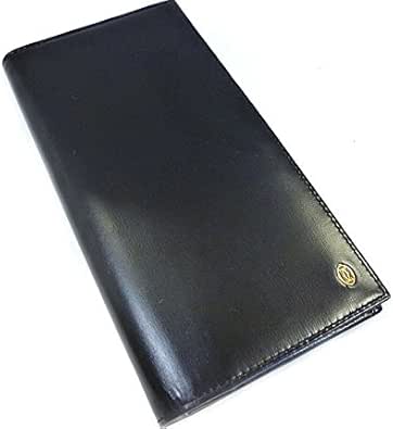 Amazon カルティエ パシャ ドゥ カルティエ 二つ折り長財布 ブラック レザー ゴールド金具 中古 財布