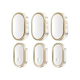 ワイヤレスチャイム受信機3個 送信機3個呼び鈴 介護 玄関チャイム 36曲選択可能 4段階音量調節 防水 最大300M無線範囲 ドアベル 工事不要 取付簡単 PSE認証済(ゴールデン)