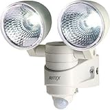 ムサシ:ライテックス 4WLEDセンサーライト2灯 LED-AC28 型式:LED-AC28