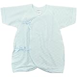 Babbun(バブーン) 日本製 パイルコンビ肌着 60cm /サックス NO.KK-31-5322
