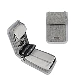 任天堂New 3DS LL用ハードポーチ ニンテンドーNew 2DS LL 収納ケース 保護カバー 任天堂ビデオゲームコンソール ゲーム機収納袋 Nintendo NEW 3DS、NEW 3DS LL、3DS、3DS LL対応 (グレー(K))