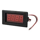 uxcell LEDディスプレイパネル電流計　DC 200A 75MV 　3 1/2 　レッド