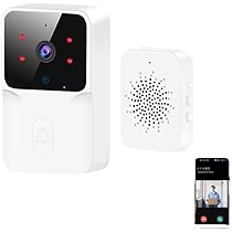 Amazon.co.jp: zmart Tuya ビデオドアベル ワイヤレス HD カメラ