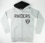 Oakland Raiders NFL Youth stated Full Zip Fleece Hoodie US サイズ: L