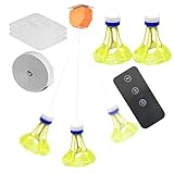 Eoixuqba 3 個 シングルトレーニングバドミントン 光るバドミントントレーナー  バドミントンシングルトレーニングツール   シング