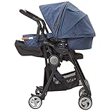 エールベベ ベビーカー フラコット(FLACOT) 0ヶ月から安心してお出かけできる新タイプベビーカー ナチュラルブルー ST2