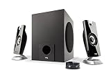 Cyber Acoustics 18W Peak Power Dynamic Speaker System with Subwoofer and Control Pod (CA-3090)