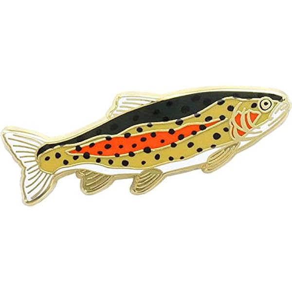 Amazon.co.jp: 魚 ピンバッジ ヤマメ やまめ 釣り フィッシング 川釣り