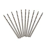 F Fityle 10個/セット　HSSツイストドリルビット　アルミニウム 　銅 　鋼 　加工用　全4サイズ - 1.8mm