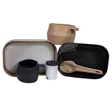 Wildo camp-a-box Complete Dish Set – Tan 21328