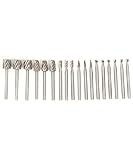【DOLCELE】ドルセレ タングステン 高速度工具鋼 シャンク 3.17 ｍｍ 軸 ドリル カッター ( 18 本セット)