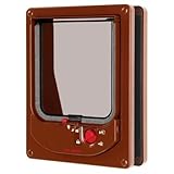 Cat Mate マグネット キャットフラップ センサー付きキャットドアー 茶 254B【並行...