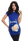 コットンIt 's A Boy印刷マタニティ妊娠トップTシャツ2002のさまざまな色
