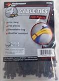 パフォーマンスツール4 "ケーブルタイブラック100ピースWilmar w2904
