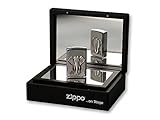 Zippo On Stage " Elephant " Brushed Chrome Lighter inミラーボックス
