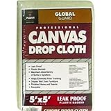 Leakproof Canvas Drop Cloth-5X5 LEAKPROOF DROP CLOTH (並行輸入品)