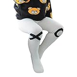 タイツ キッズ ニット レギンス コットン 動物 0-3歳 足付き 子供タイツ 秋 多色 highdasNo.8 1-2歳