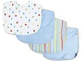 Trend Lab Dr. Seuss 4 Piece Bib Set, One Fish Two Fish by Trend Lab