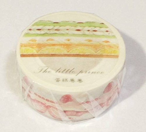 【中古】 スイーツ 海外マステ 海外マスキングテープ マスキングテープ】 ケーキの断面 スイーツ 海外マステ 1.8cm | 文具百貨