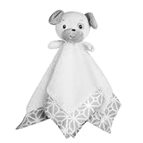 CoCaLo Mix & Match Fur/Matte Satin Security Blanket, Puppy/Silver by Cocalo