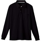 SOWA(ソーワ) 長袖ポロシャツ ブラック Lサイズ 50130