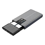 ISHEEP SATA M.2 デュプリケーター クローナー エンクロージャー デュアルベイ M.2 SATA to USB C ドッキングステーション B/B+M Key 2230 2242 2260 2280 SSD オフラインクローナーとデュプリケーターコピー機能対応 K2022S