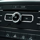 メルセデスベンツ CLA GLA GLE B クラス Aクラス A180 W176 E200 E320 E400 クーペ AMG ABS クローム インテリア アクセサリー CD スイッチ スパンコール トリム アクセサリー 2個セット