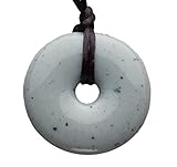 Teething Bling Moonstone Donut Pendant Teether Necklace by Teething Bling