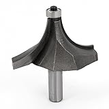 uxcell ボーズ面　ギンナン　コーナー丸めビット　ルータービット　超硬スチール　ハードウェアツール　グレー