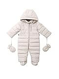 Oceankids ベビー・ボーイズのベビー・ガールズ・プラモワンピーススニュウシューズのフード付き ベージュ 3-6 ヶ月