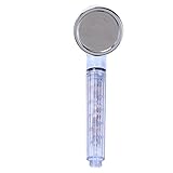 シャワーヘッド 鉱石材ボール内蔵 取付簡単 負イオンシャワー ハンドヘルドシャワーヘッド 手持型 回転可能　極細シャワースクリーン　Broadroot