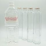 ハーバリウムオイル＆ボトル (200ml 4本, 六角瓶)
