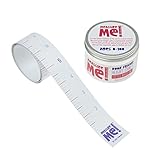 Measure Me 。Baby roll-upドアフレーム成長高さチャートの子供キッズ部屋 – LittleホワイトOne (インチ)
