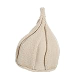 fino creare とんがり ニット帽 ねじり 帽子 キッズ こども 男女兼用 子供 帽子 (ベージュ)