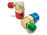TMS Car AC R134a System Port Quick Connector Adapter HVAC Auto Air-Conditioning [並行輸入品]