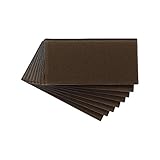 Aspect A50-68 Peel and Stick Backsplash Glass Tile for Kitchen and Bathrooms, 3" x 6", Sienna Bark [
